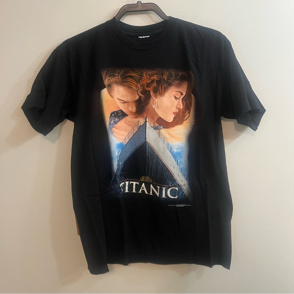 Titanic Movie Promo T-Shirt‎ VTG 1998 Graphic Tee Twentieth Century Fox Womens M